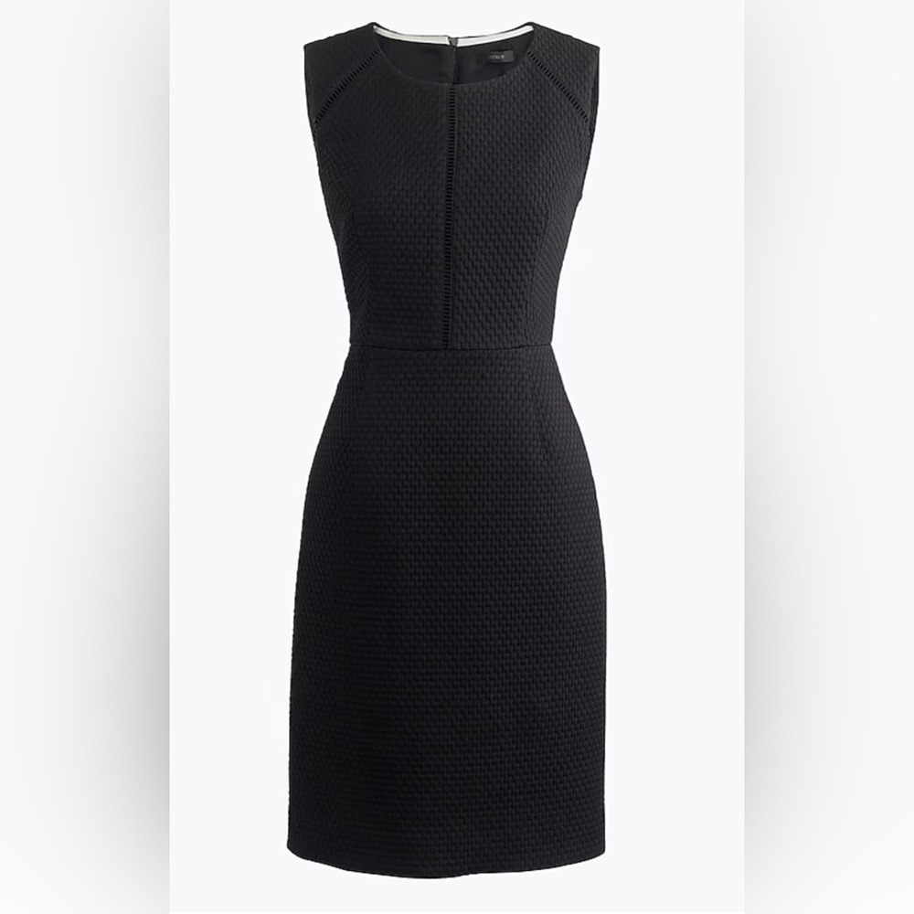 J CREW Portfolio Sheath Dress Black Size 0P